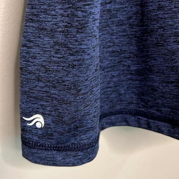 IDEOLOGY SET OF TWO MEDIUM TANK TOPS BLUE & GRAY BLACK STRIPED CREW NECK - Picture 12 of 16